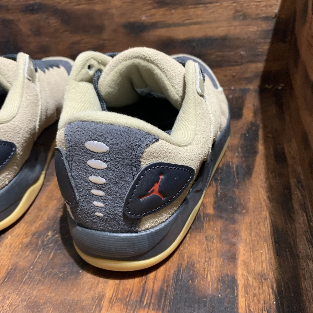 Jordan Session GS Khaki Anthracite Gum Brown Boys 6Y Women`s 7.5 IB5679-200 - Picture 5 of 8